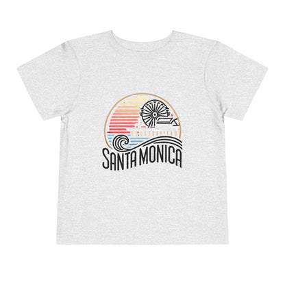 Vibrant Santa Monica Toddler Short Sleeve Tee