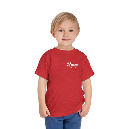 Retro Miami Unisex Toddler Short Sleeve Tee