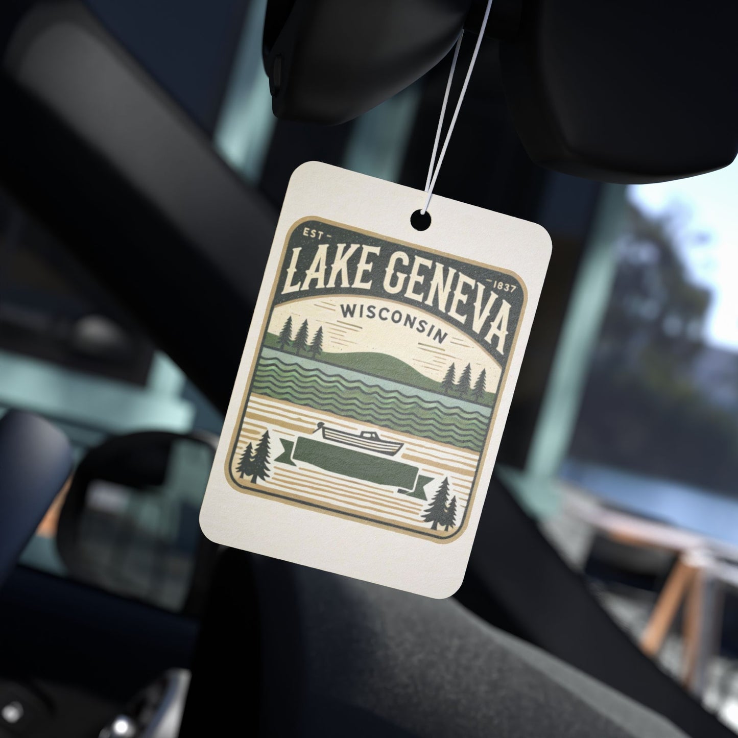 Vintage Lake Geneva Car Air Freshener