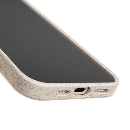 Red Hearts Print MagSafe Biodegradable Phone Case