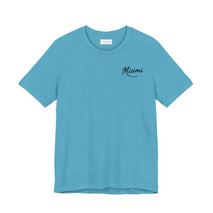 Retro Miami Unisex Jersey Short Sleeve Tee