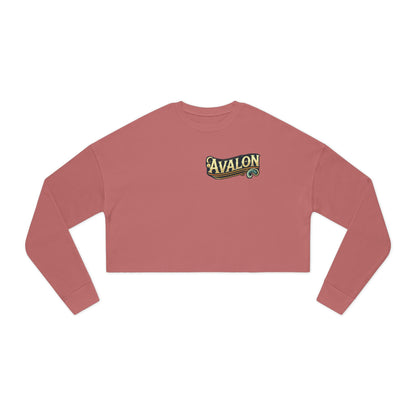 Elegant Avalon Women's Cropped Sweatshirt