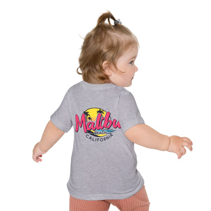 Retro Malibu Unisex Baby Short Sleeve T-Shirt