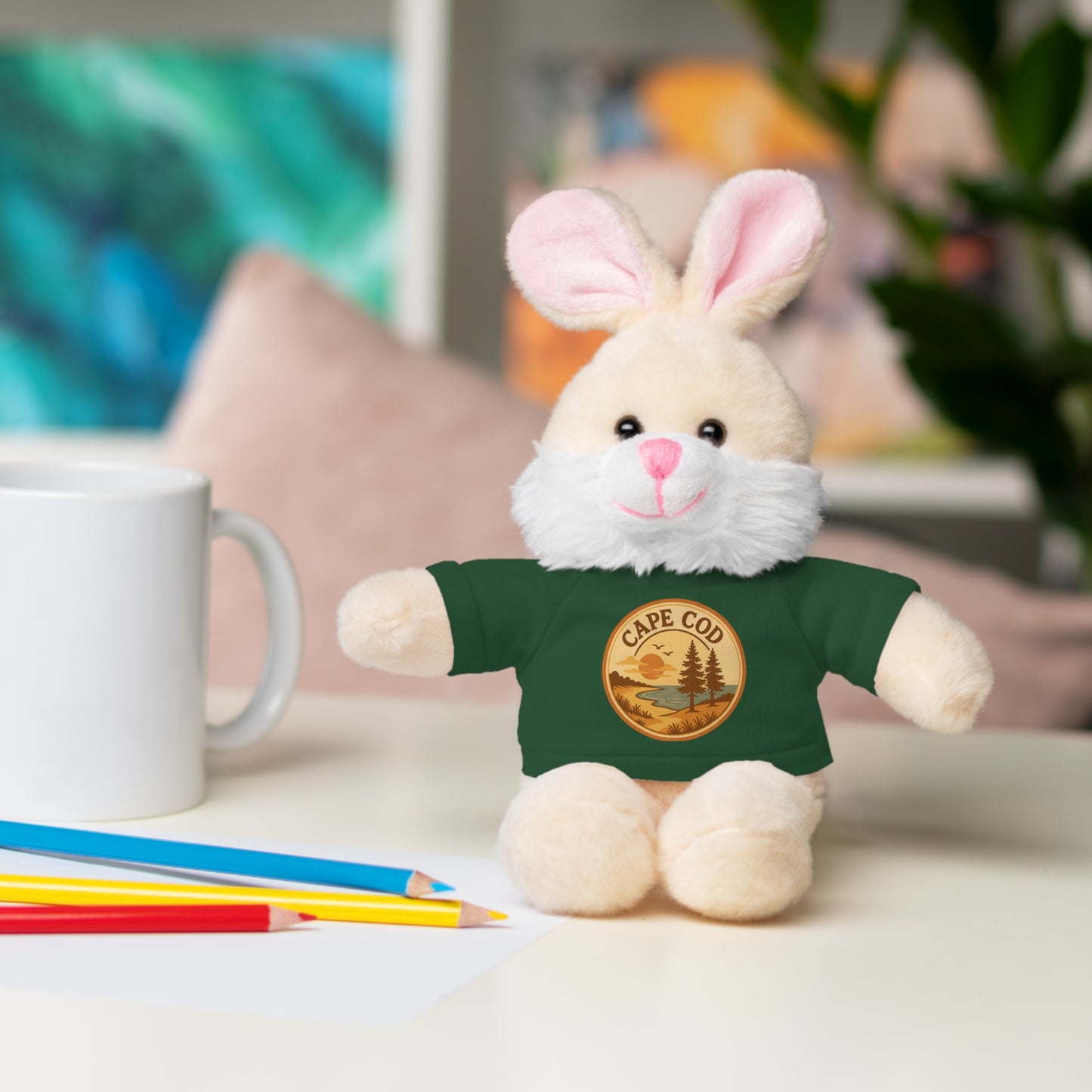 Rustic Cape Cod Stuffed Animals with Tee