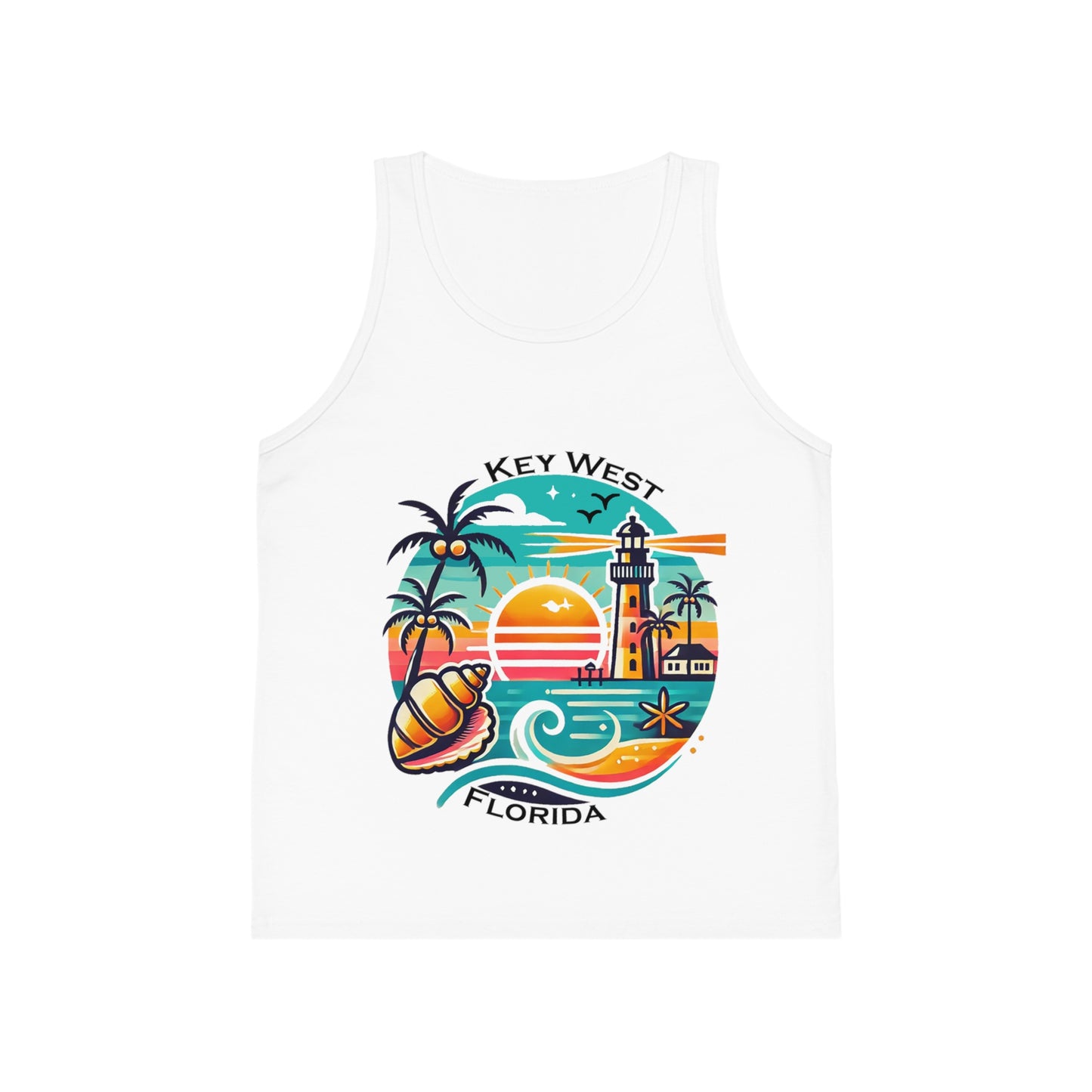 Vibrant Key West Kid's Jersey Tank Top