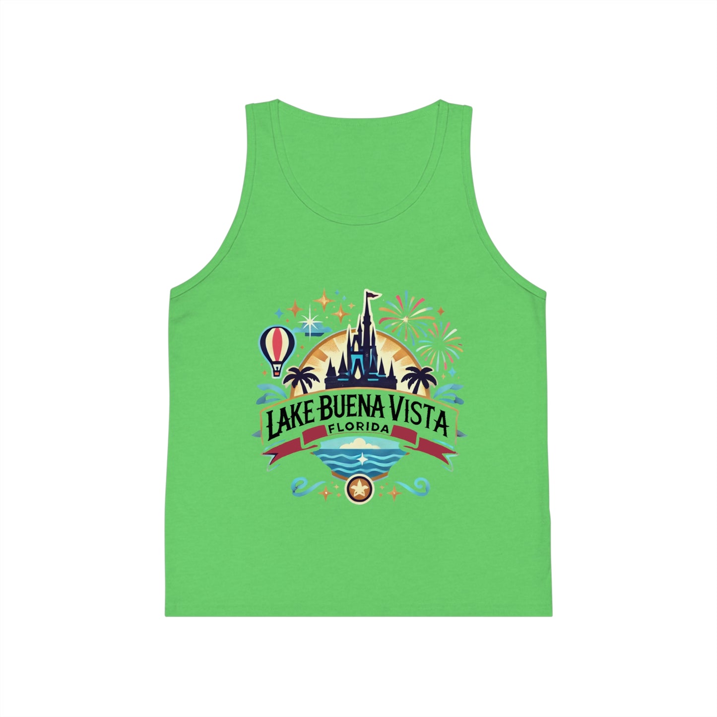 Adventurous Lake Buena Vista Unisex Kids Jersey Tank Top