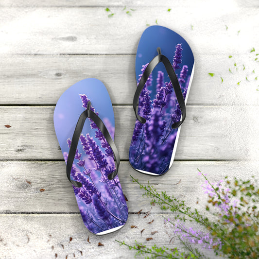 Lavender Flip Flops