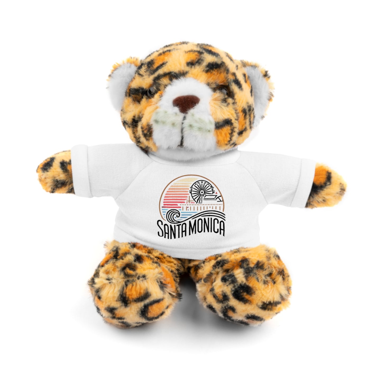 Vibrant Santa Monica Stuffed Animals with Tee