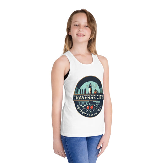Vintage Traverse City Unisex Kids Jersey Tank Top