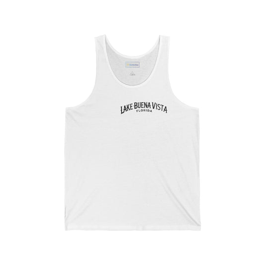 Adventurous Lake Buena Vista Unisex Jersey Tank
