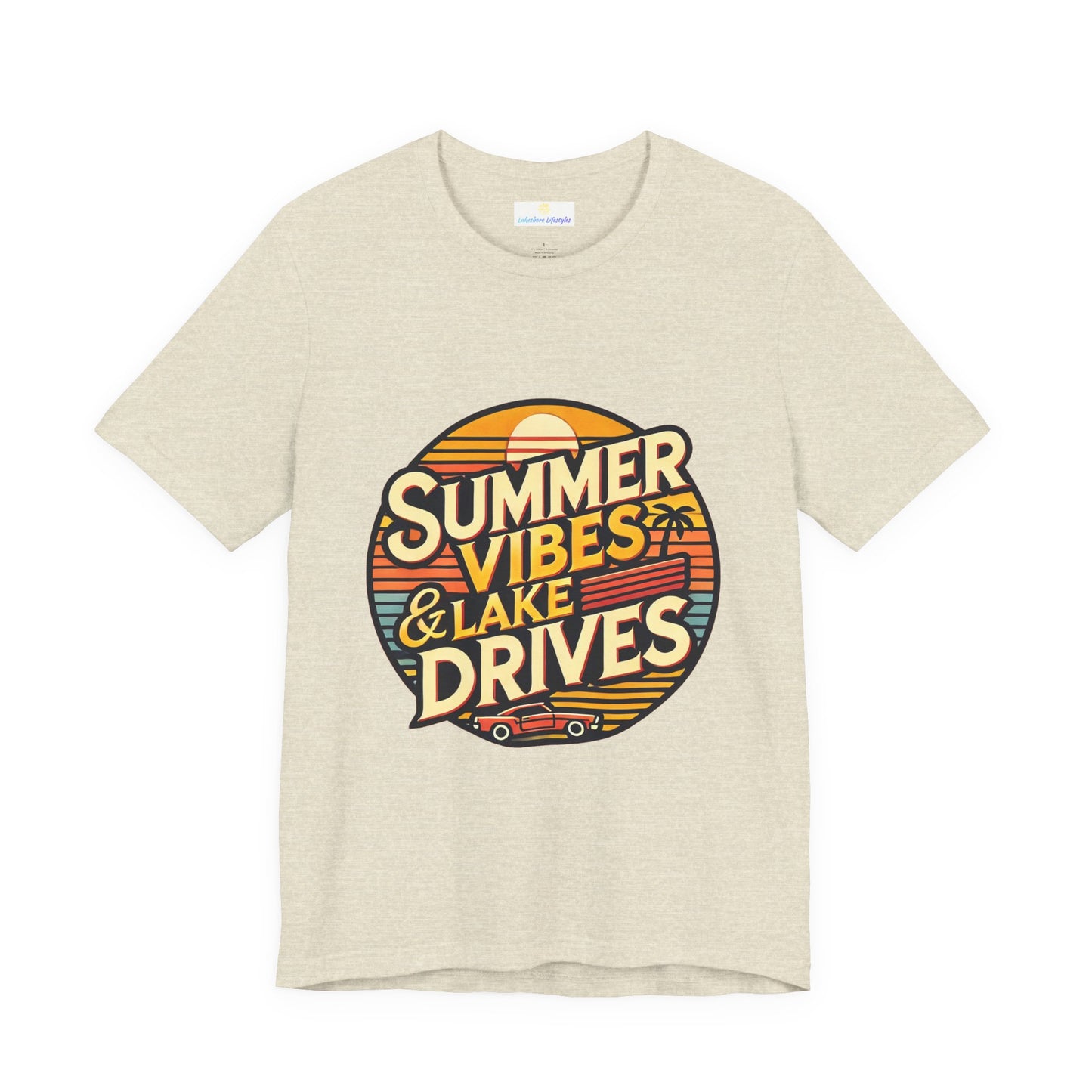 Summer Vibes & Lake Drives Short Sleeve Tee