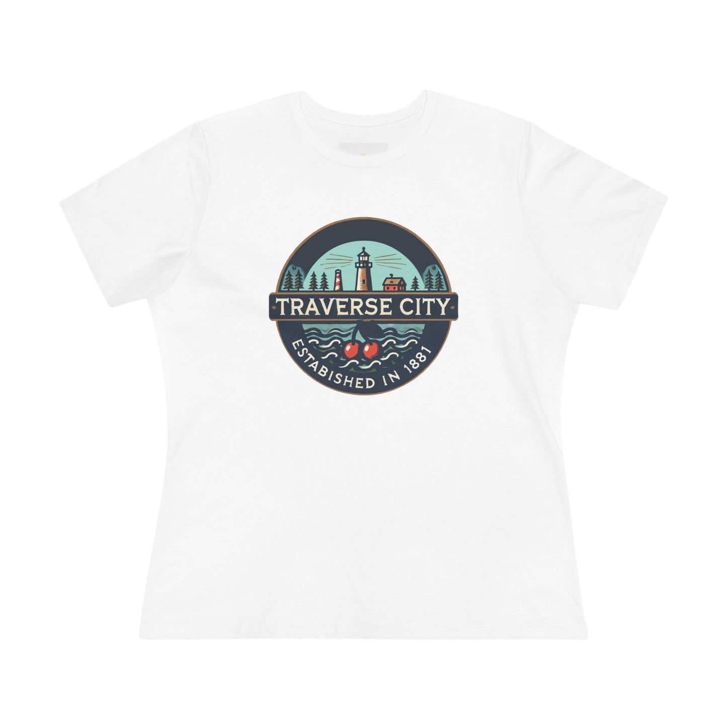 Vintage Traverse City Women's Cotton Tee