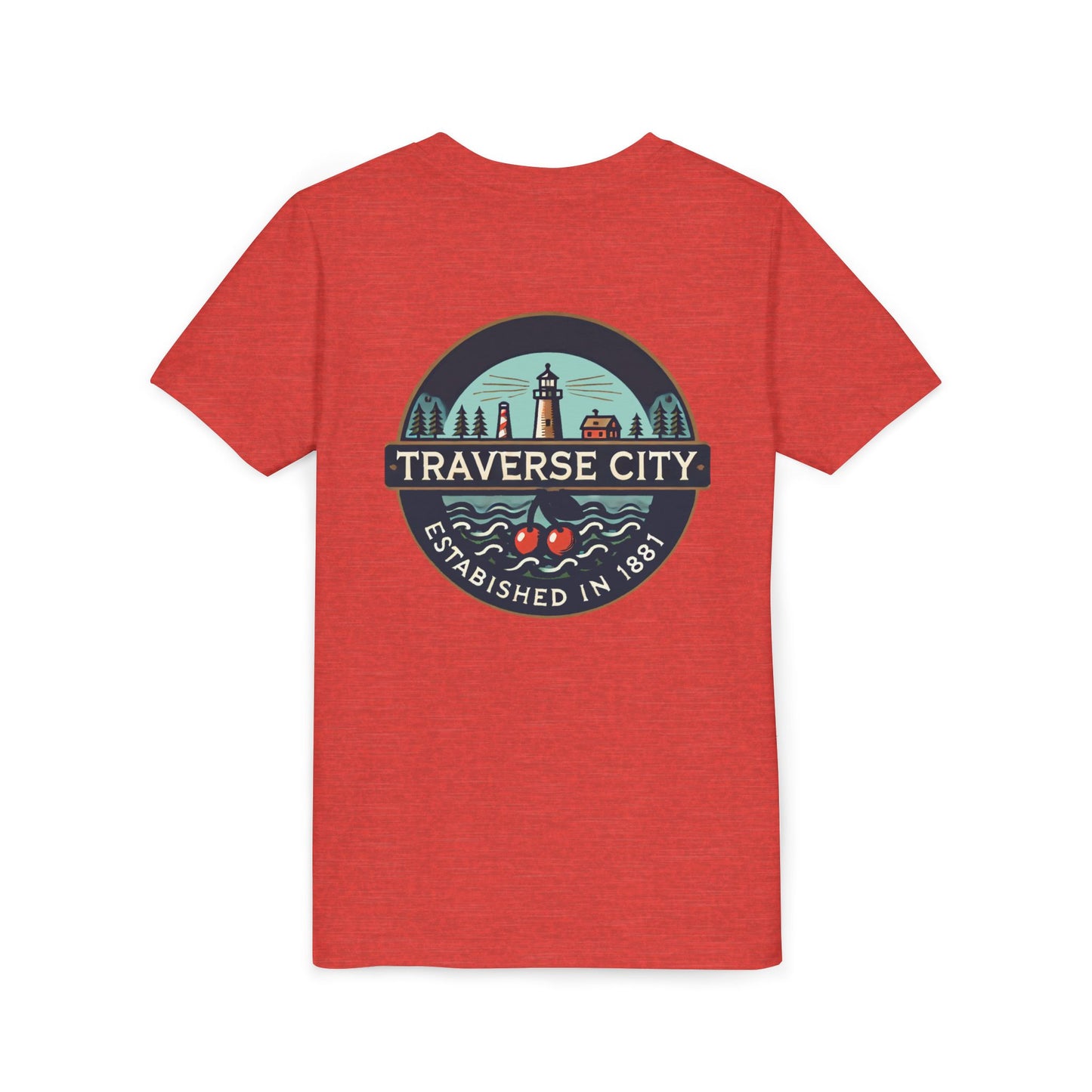 Vintage Traverse City Unisex Youth Short Sleeve Tee