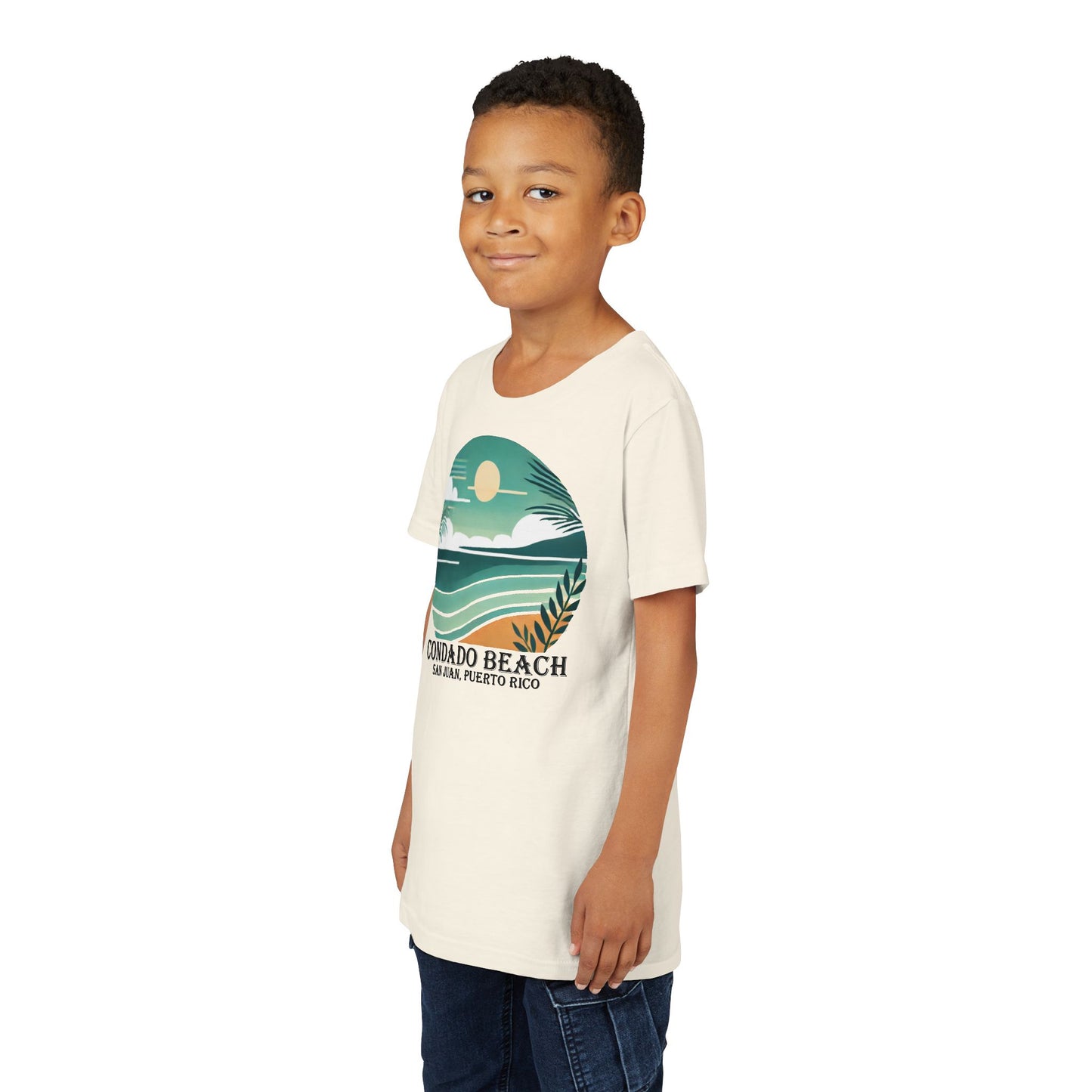 Coastal Vibes Condado Beach Unisex Youth Short Sleeve Tee