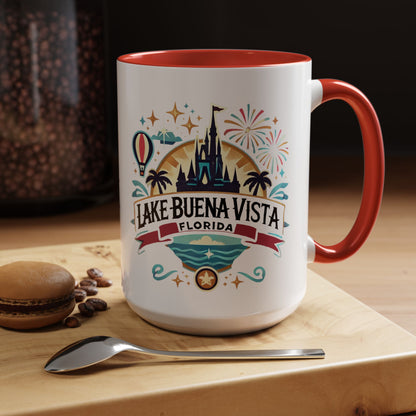 Adventurous Lake Buena Vista Accent Coffee Mug