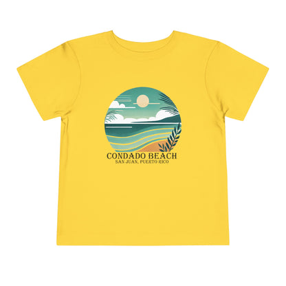 Coastal Vibes Condado Beach Unisex Toddler Short Sleeve Tee