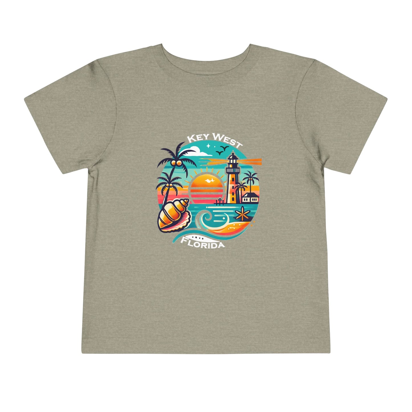 Vibrant Key West Toddler Short Sleeve Tee