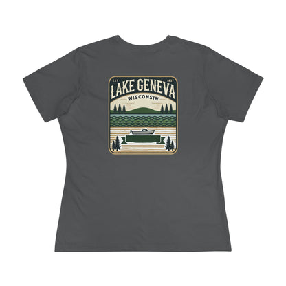 Vintage Lake Geneva Women's Cotton Tee