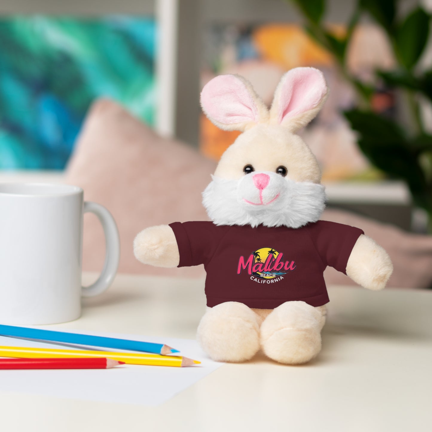 Retro Malibu Stuffed Animals with Tee