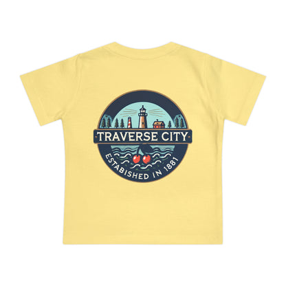 Vintage Traverse City Unisex Baby Short Sleeve T-Shirt