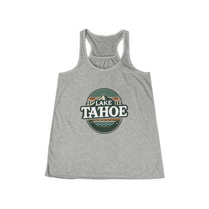 Vintage Lake Tahoe Women's Flowy Racerback Tank