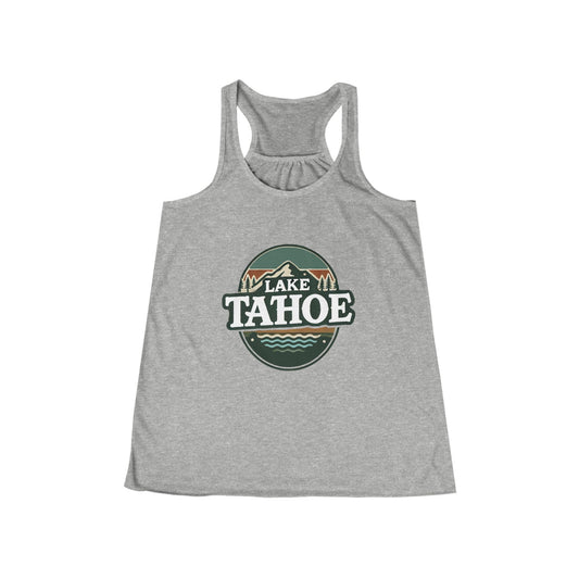 Vintage Lake Tahoe Women's Flowy Racerback Tank