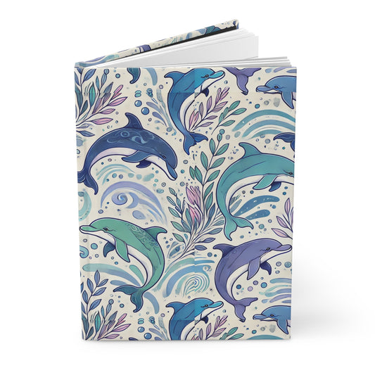 Dolphin Hardcover Journal Matte