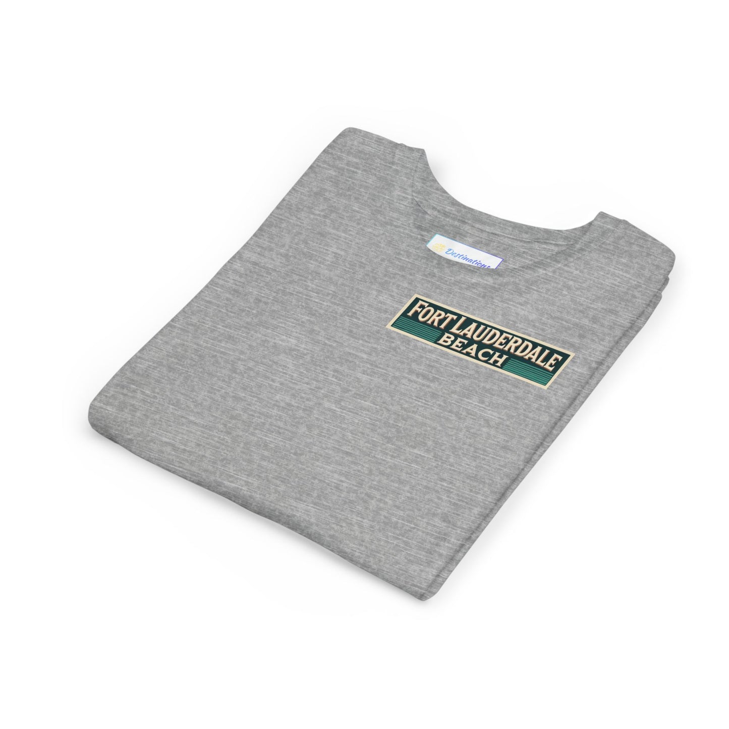 Vintage Fort Lauderdale Unisex Youth Short Sleeve Tee