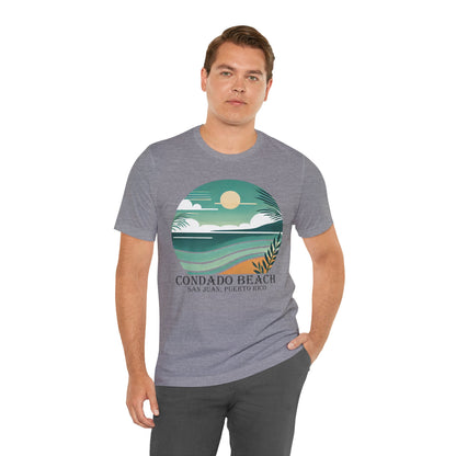 Coastal Vibes Condado Beach Unisex Jersey Short Sleeve Tee