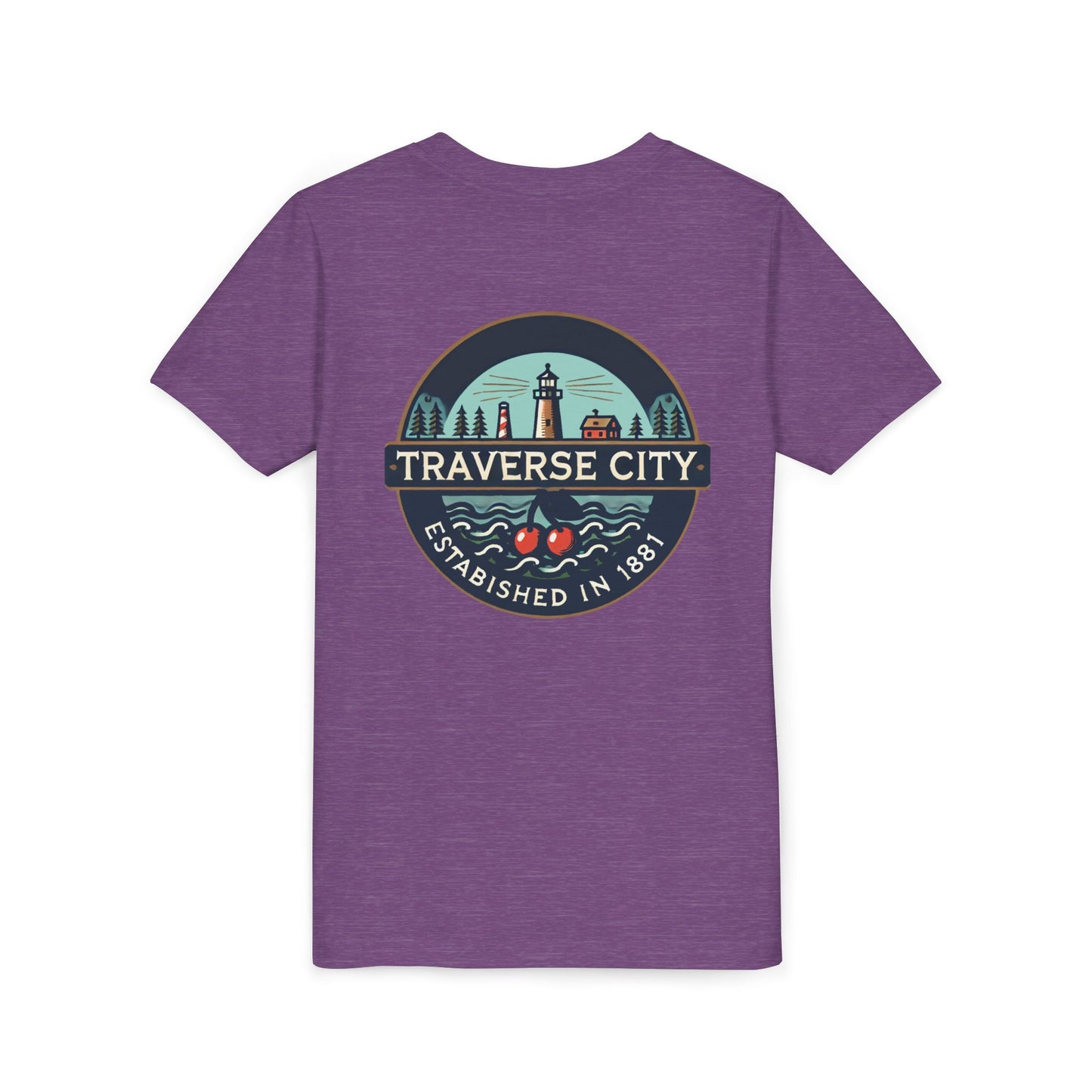 Vintage Traverse City Unisex Youth Short Sleeve Tee