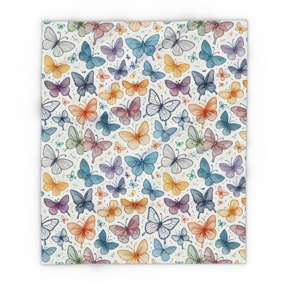 Butterflies Arctic Fleece Blanket