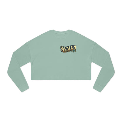 Elegant Avalon Women's Cropped Sweatshirt