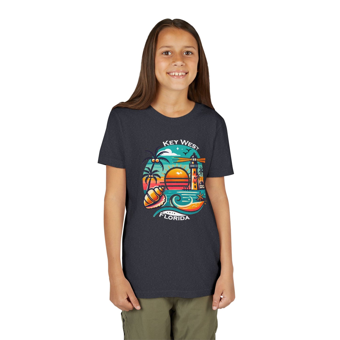 Vibrant Key West Youth Short Sleeve Tee