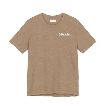 Latitudes Chicago Skyline Unisex Jersey Short Sleeve Tee