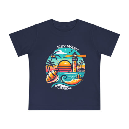 Vibrant Key West Baby Short Sleeve T-Shirt