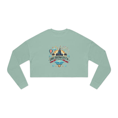 Adventurous Lake Buena Vista Women's Cropped Sweatshirt