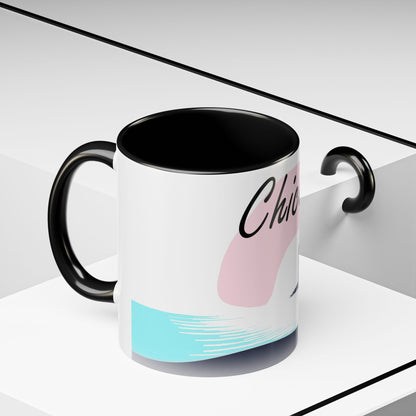 Elegant Chicago Skyline Accent Coffee Mug