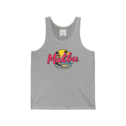 Retro Malibu Unisex Jersey Tank