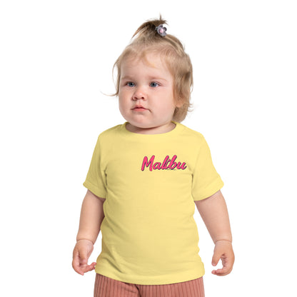 Retro Malibu Unisex Baby Short Sleeve T-Shirt