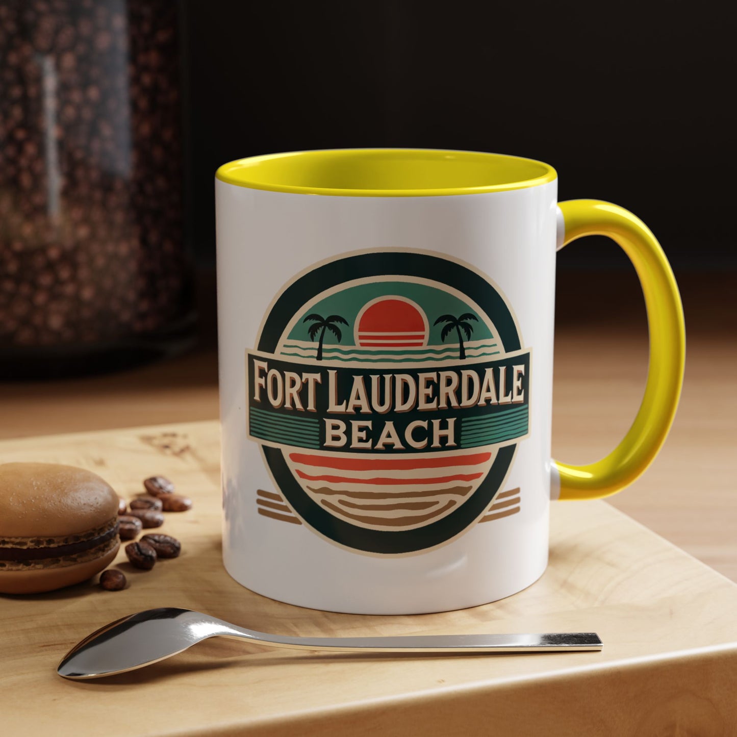 Vintage Fort Lauderdale Accent Coffee Mug