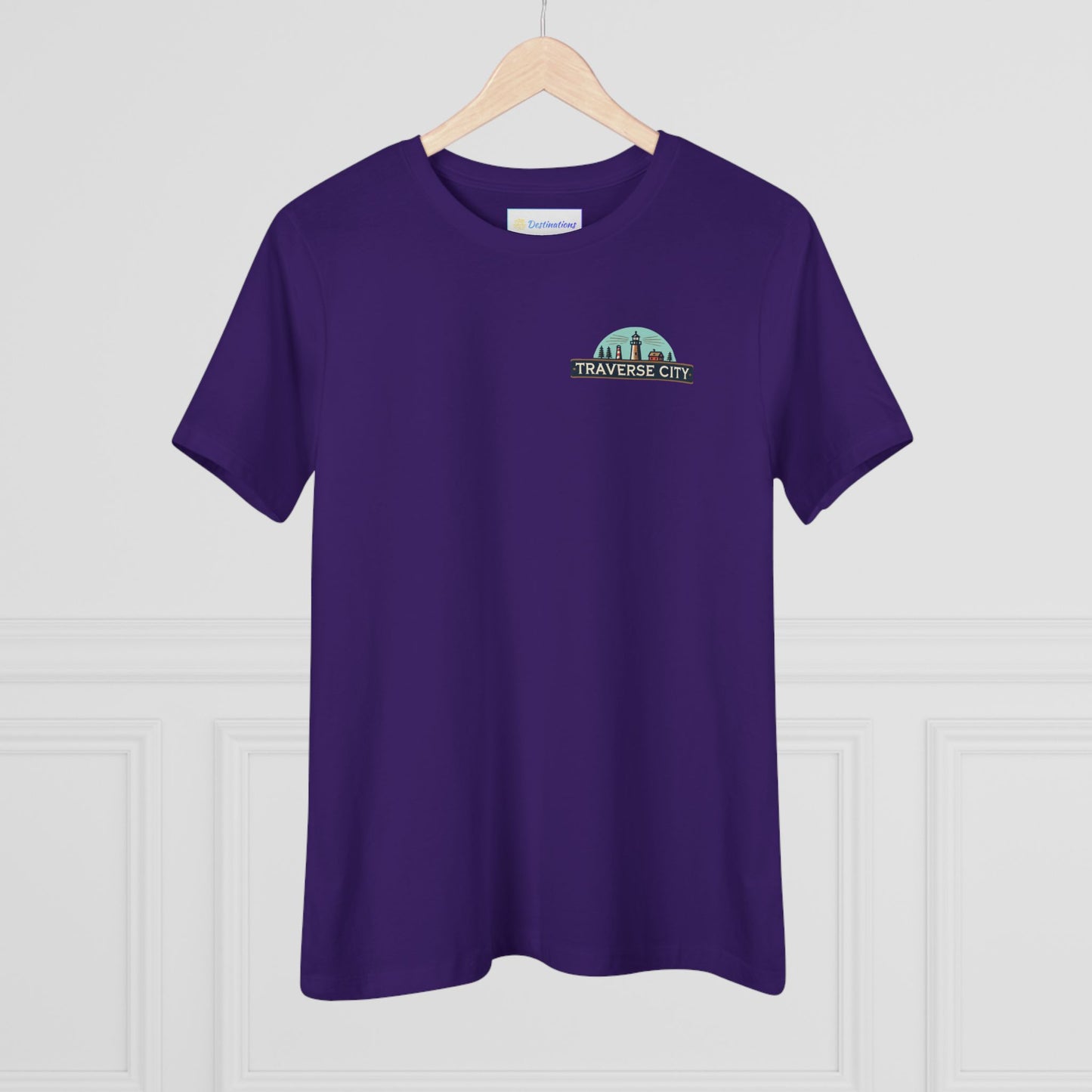 Vintage Traverse City Women's Cotton Tee