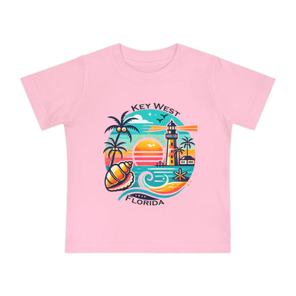 Vibrant Key West Baby Short Sleeve T-Shirt