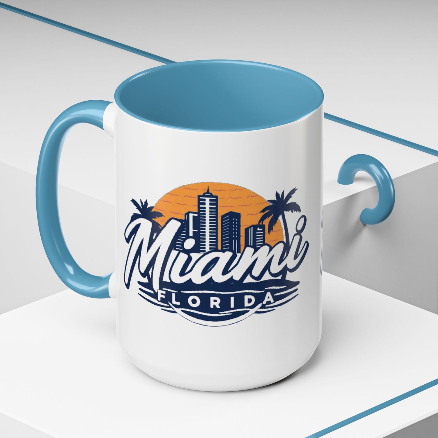 Retro Miami Accent Coffee Mug