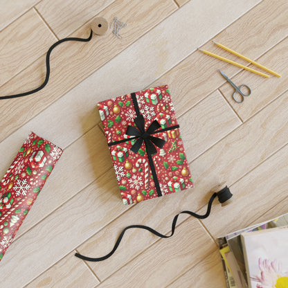 Candy Cane Christmas Wrapping Paper
