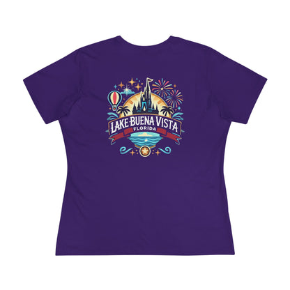 Adventurous Lake Buena Vista Women's Cotton Tee