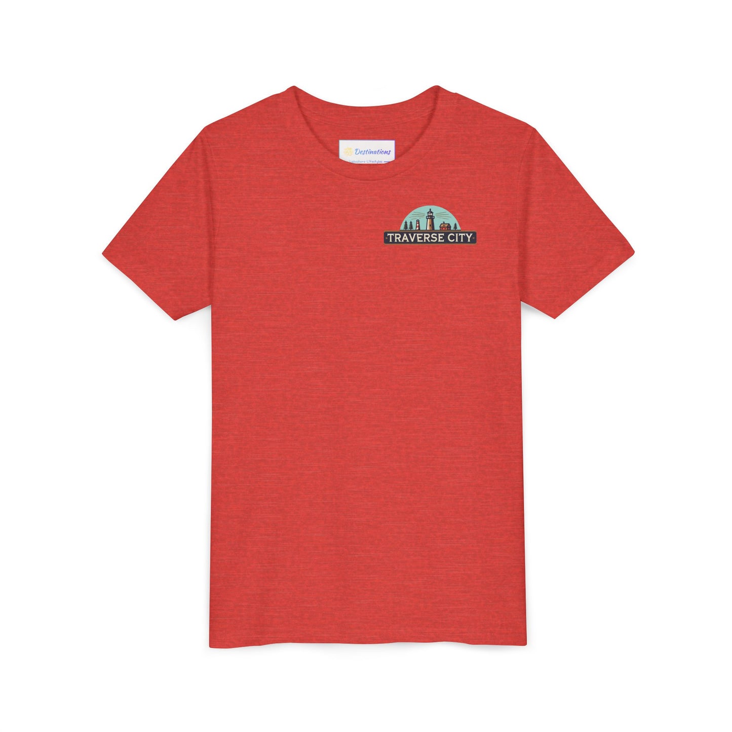 Vintage Traverse City Unisex Youth Short Sleeve Tee