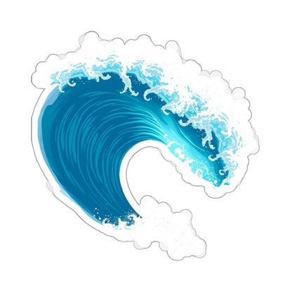 Ocean Wave Kiss-Cut Sticker