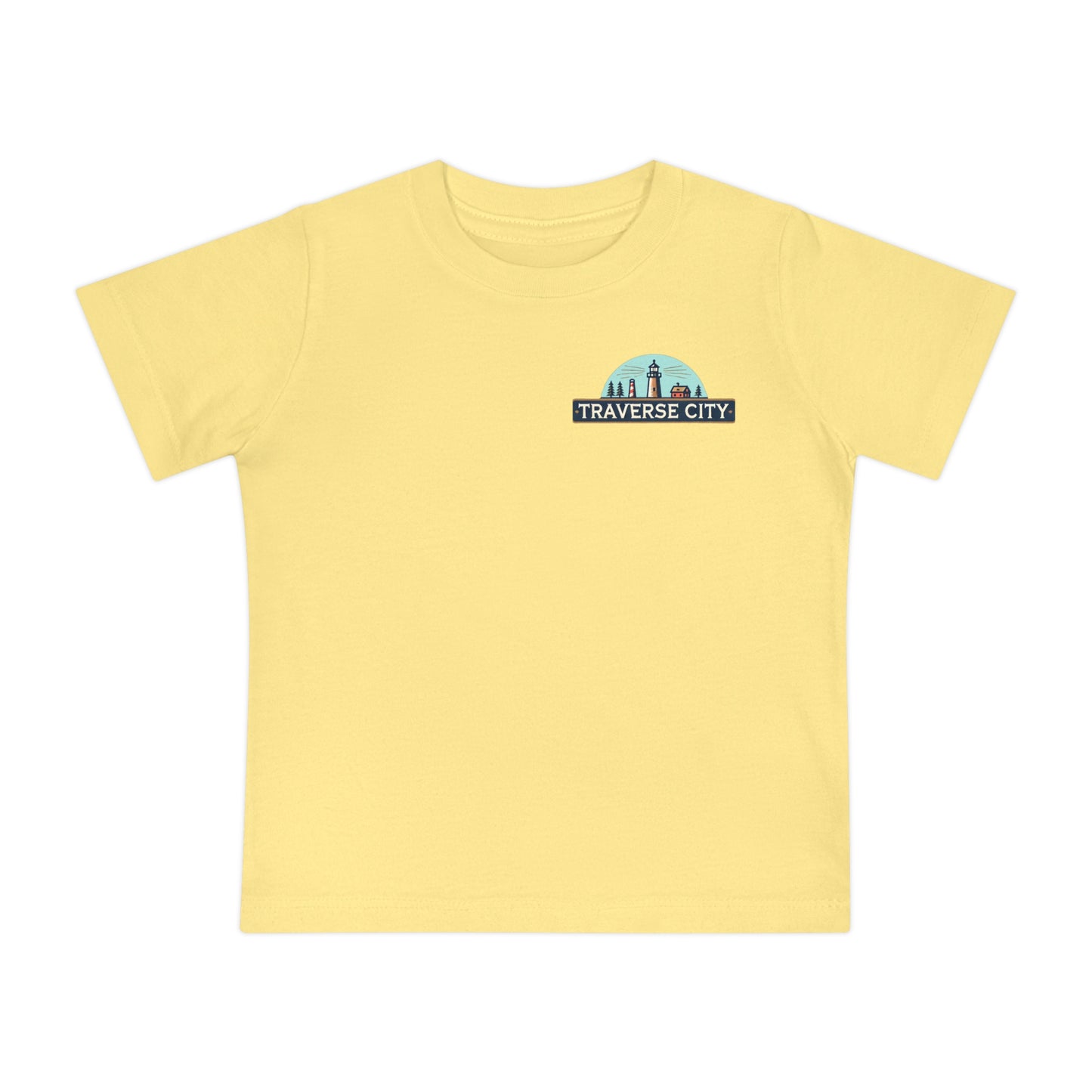 Vintage Traverse City Unisex Baby Short Sleeve T-Shirt