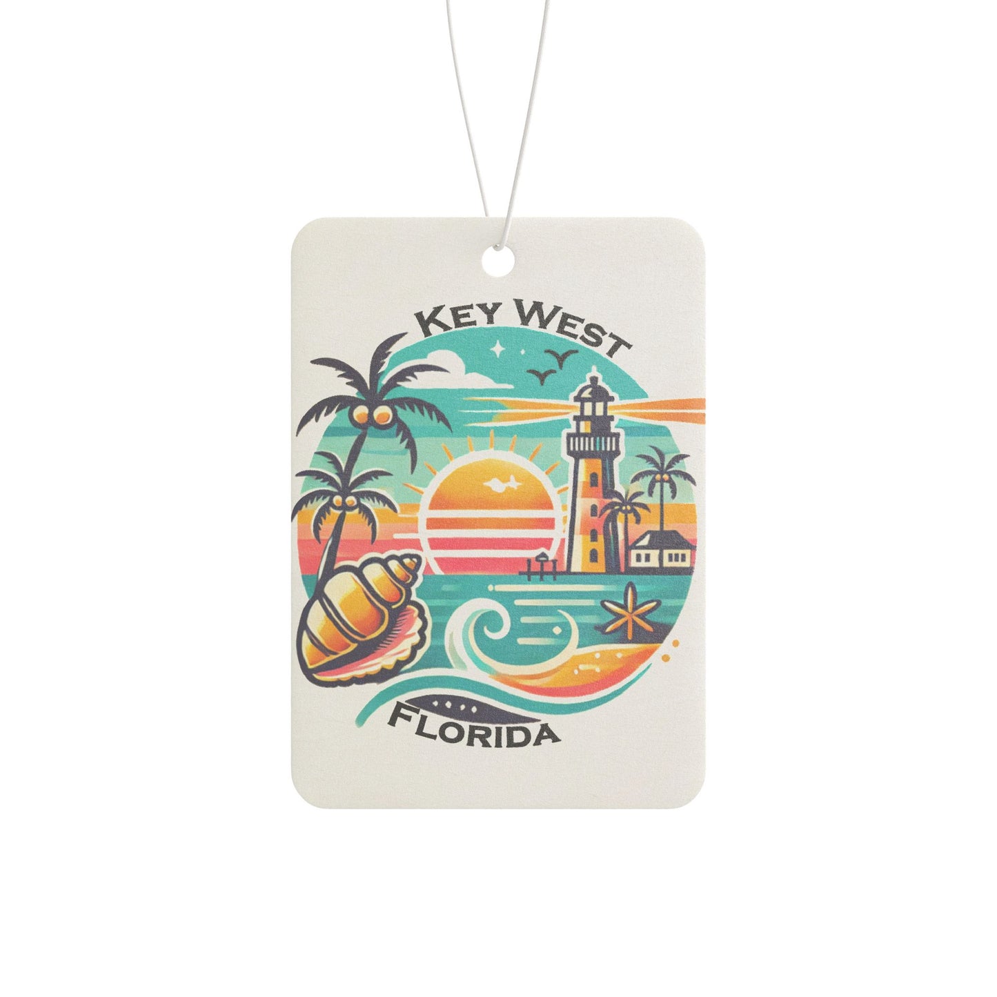 Vibrant Key West Car Air Freshener