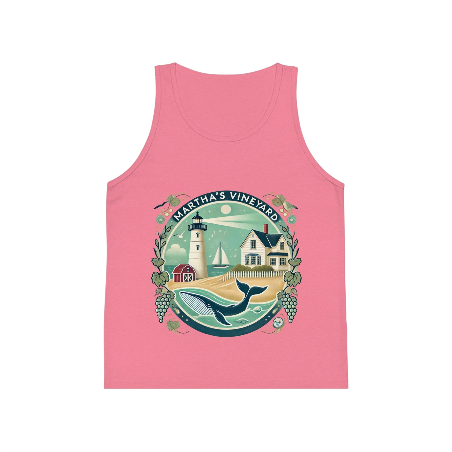 Vintage Martha's Vineyard Kid's Jersey Tank Top